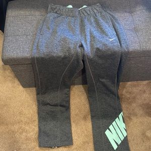 Gray Nike sweat pants